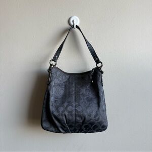 Coach Signature Jacquard Mini Shoulder Bag